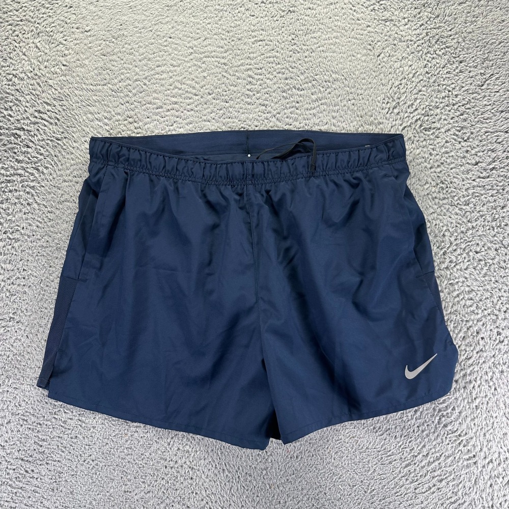 Nike Dri-Fit Shorts Mens 2XL Blue Athletic Performance Sports Summer Running